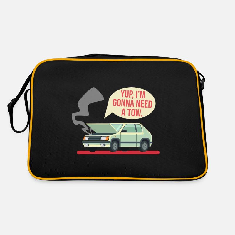 Le service de remorquage de la voiture remorquer la panne Sac Retro