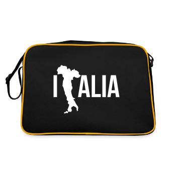 Italy / Italy / Italy football / Italy Holidays - Retro Bag - black/gold - Back
