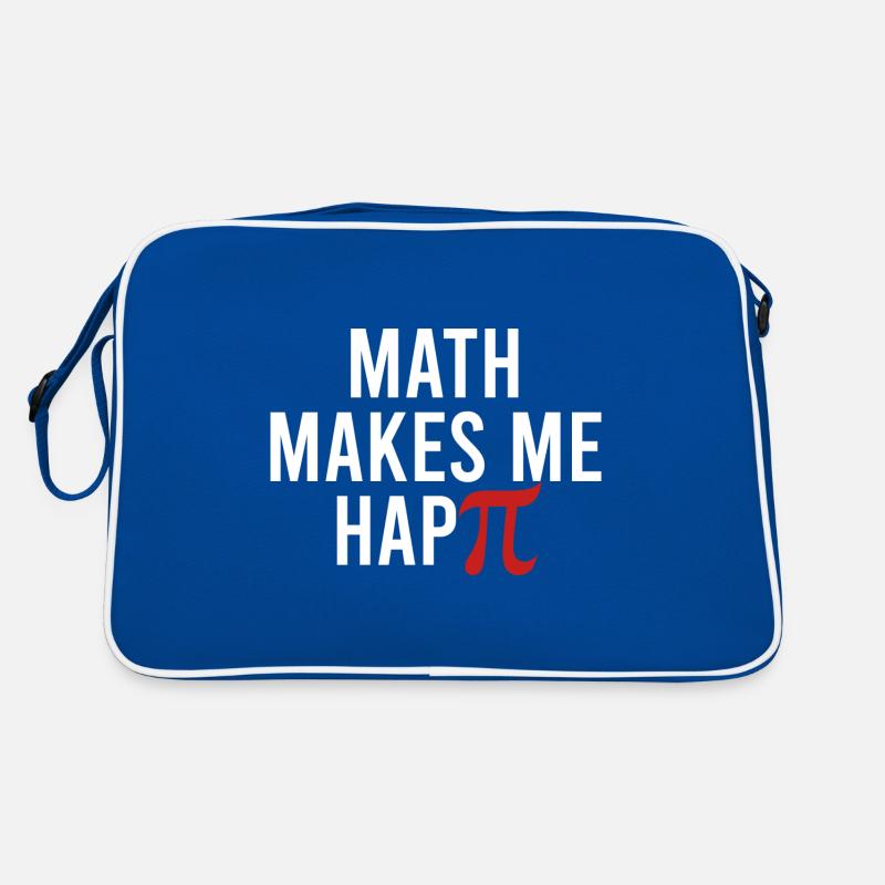 Math Geek Math Makes Me Happie Funny Integral Math Retro Tasche