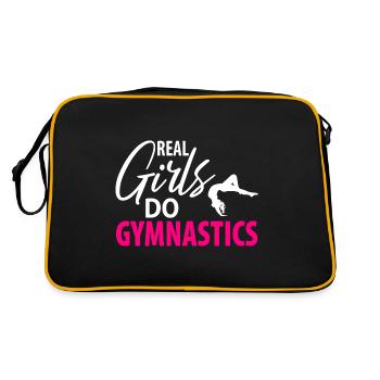 Gymnast Handstand gymnastics gymnastics Women Women - Retro Bag - black/gold - Back