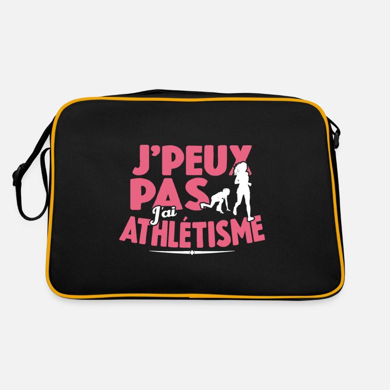 Je Peux Pas J'ai Athlétisme Cadeau De Sport Sac Retro