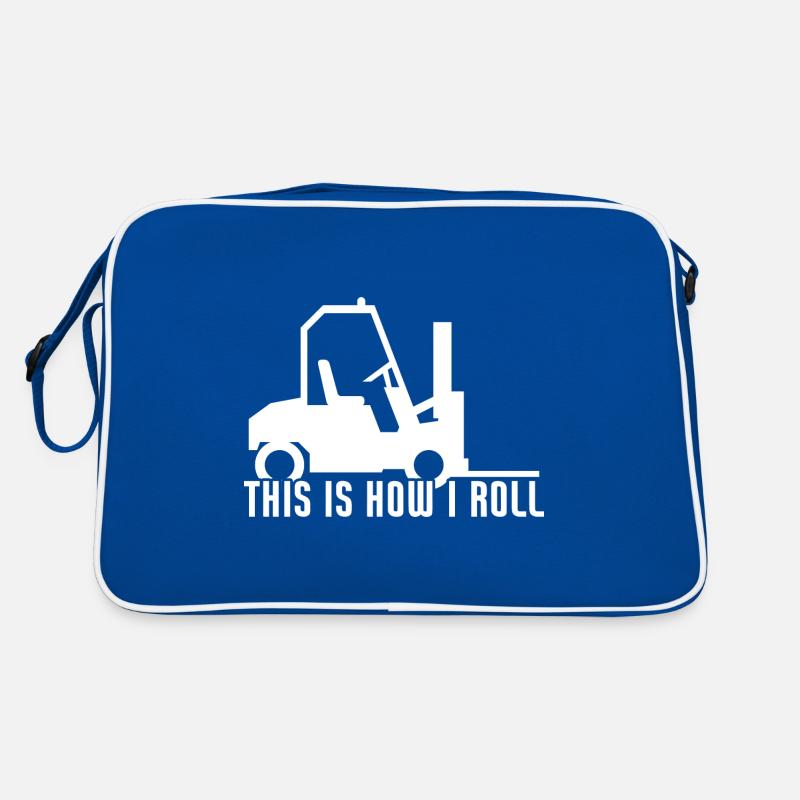 This is How I Roll Funny Forklift Operator Retro Tasche