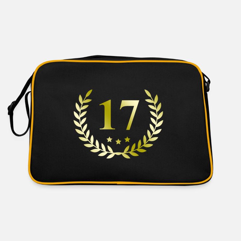 17 Couronne numérique Sac Retro