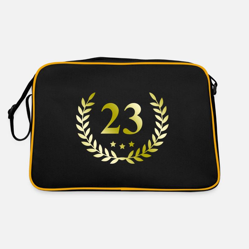 23 Couronne numérique Sac Retro