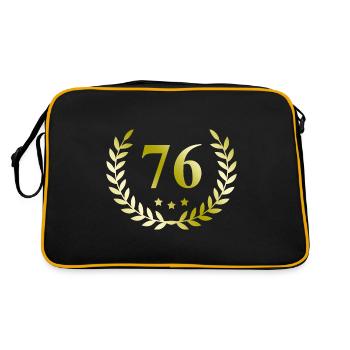 76 Couronne numérique - Sac Retro - noir/or - Dos