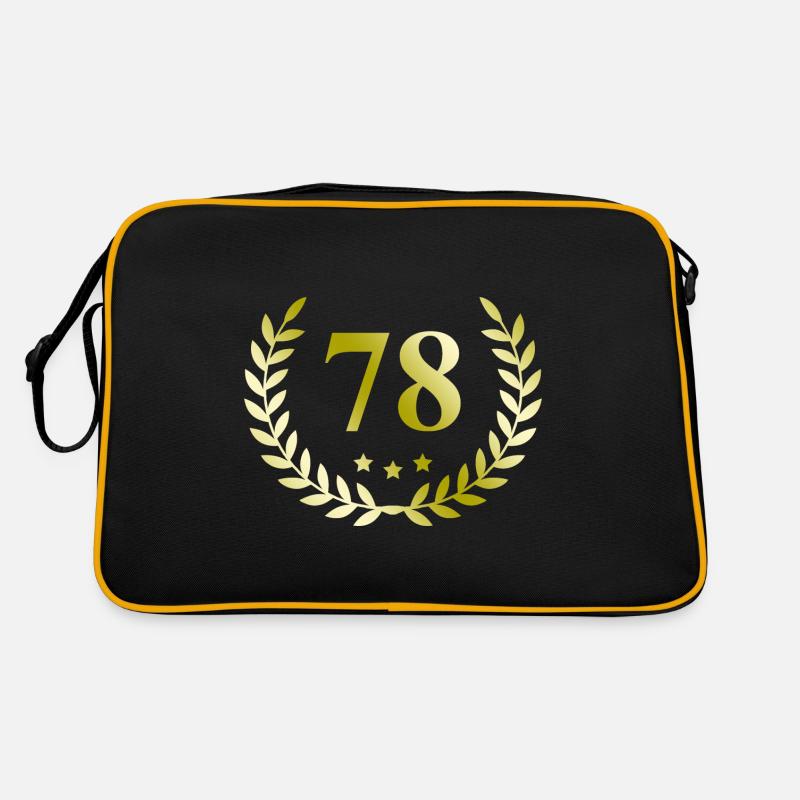 78 Number wreath Retro Bag
