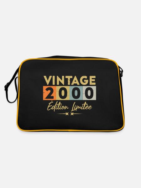 Vintage 2000 Édition Limitée - Sac Retro - noir/or - Dos