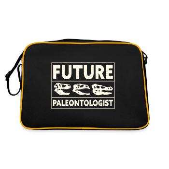 Future Paleontologist Dinosaur Bone - Retro Bag - black/gold - Back