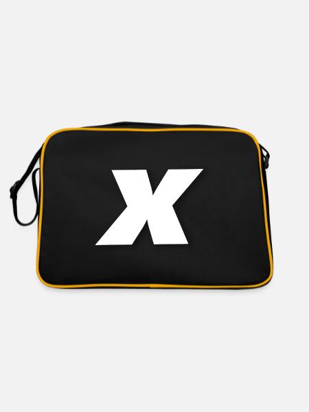 X ou temps - Sac Retro - noir/or - Dos