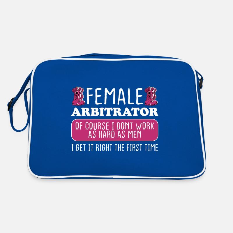Female Arbitrator Get It Right The First Time Retro Tasche
