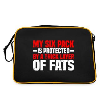 Mon pack de six est protégé par une épaisse couche de graisses4 - Sac Retro - noir/or - Dos