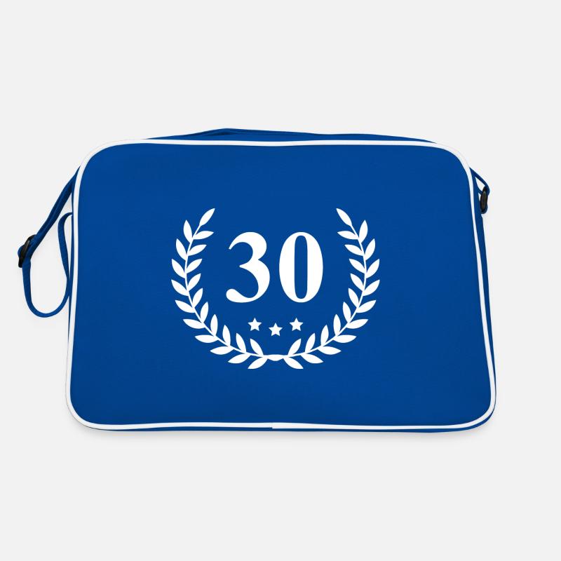 30 Couronne numérique Sac Retro