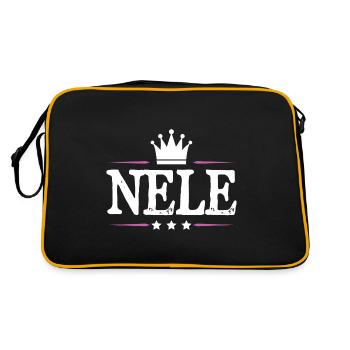 Jennifer - Sac Retro - noir/or - Dos