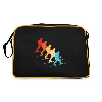 Ski Alpinisme Ski Tour Femmes Hommes - Sac Retro - noir/or - Dos