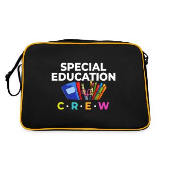 Special education Special education Promoting special needs - Retro Bag - black/gold - Back