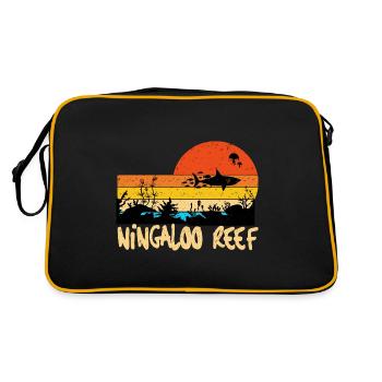 Ningaloo Reef - Retro Bag - black/gold - Back