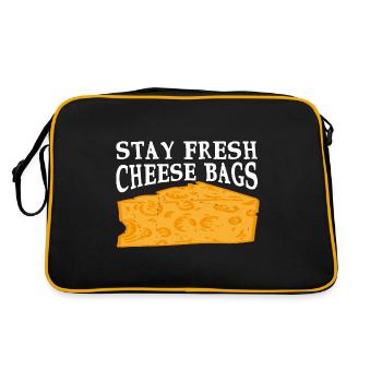 Stay Fresh Cheese Bags 47 - Sac Retro - noir/or - Dos
