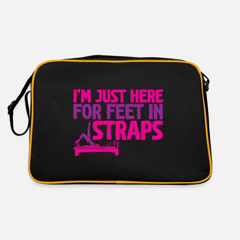 I'm Just Here For Feet In Straps 2 Retro Tasche