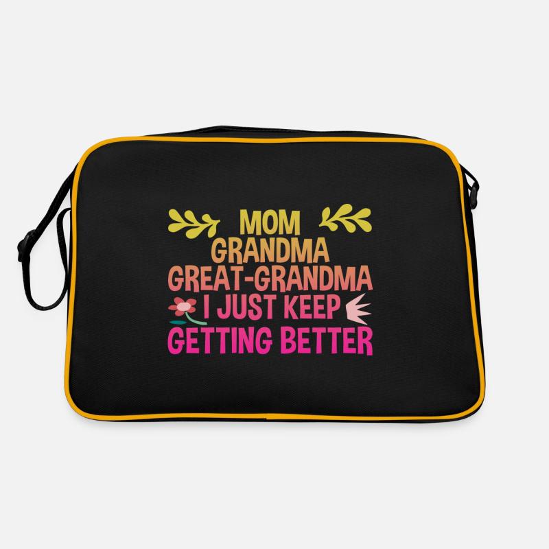 Maman Grand-mère Arrière-grand-mère, continue de s’améliorer 4 Sac Retro