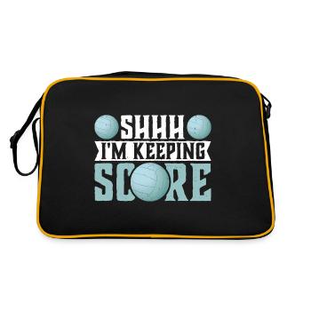 Chut, je garde le score 11 - Sac Retro - noir/or - Dos