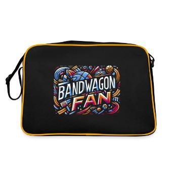 Bandwagon Fan 19 - Retro Bag - black/gold - Back