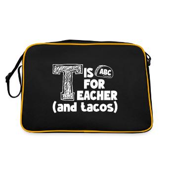 Taco Cuisine mexicaine Tacos - Sac Retro - noir/or - Dos