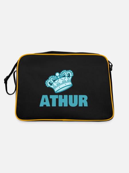 Athur Athur - Retro Bag - black/gold - Back