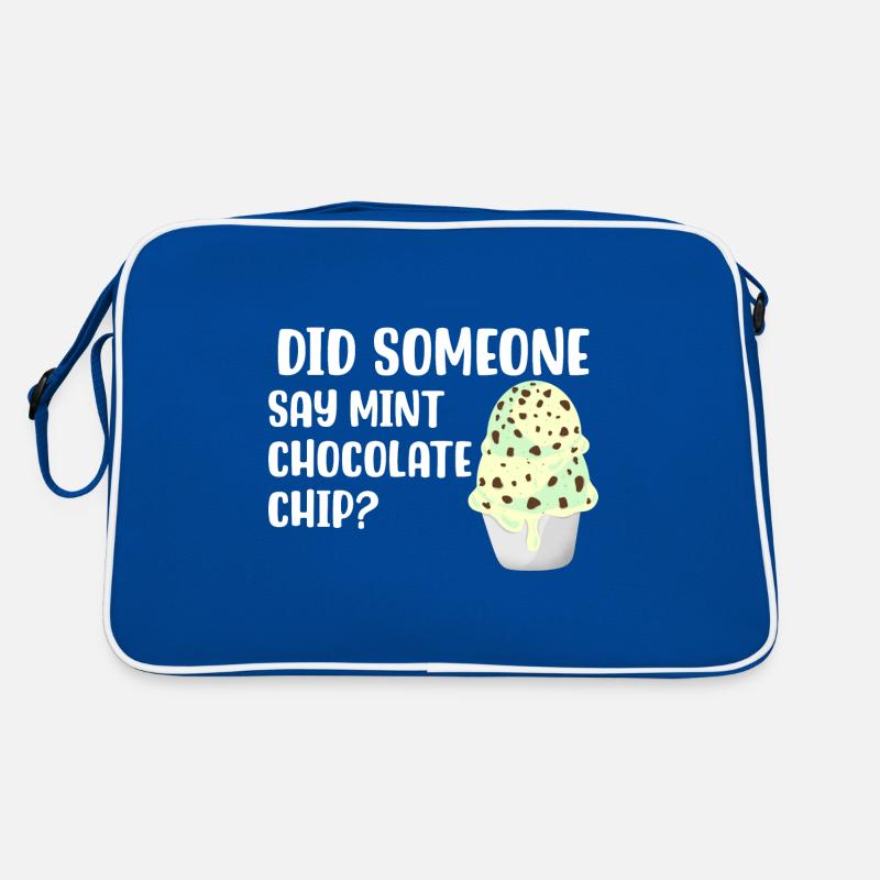 Hat jemand Mint Chocolate Chip gesagt? Retro Tasche