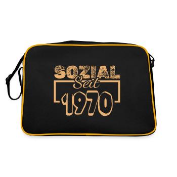 Social 1970 - Retro Bag - black/gold - Back