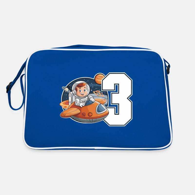 3rd Birrdday Astronaut Space Adventure for Boys Retro Tasche