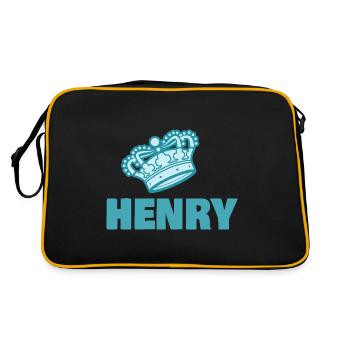 Henry - Sac Retro - noir/or - Dos