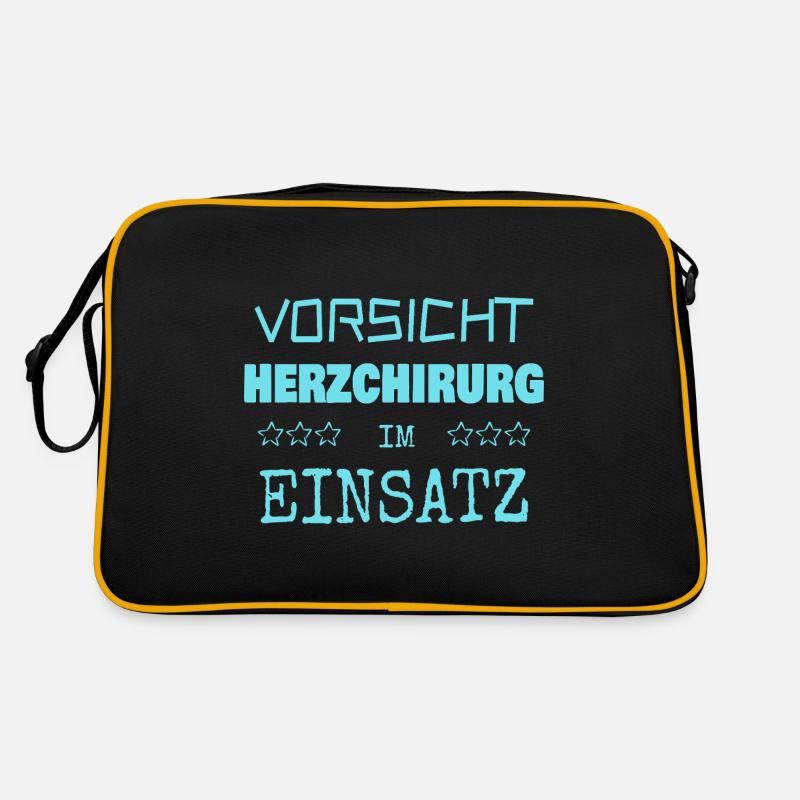 Herzchirurg als Berufung Retro Tasche