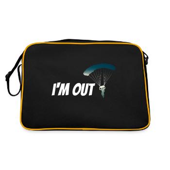 parachute - Retro Bag - black/gold - Back