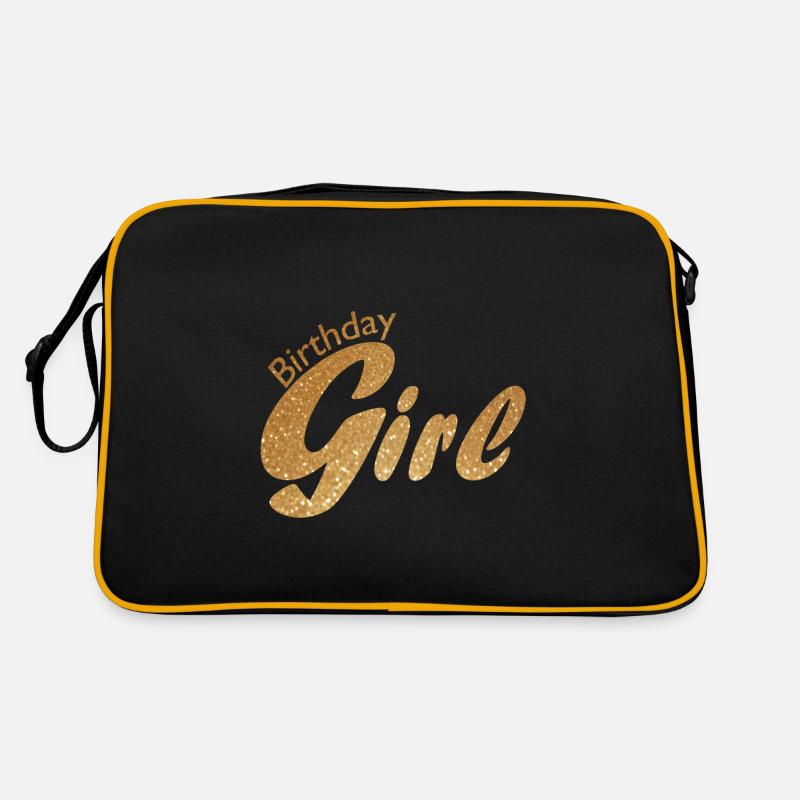 Fille d'anniversaire Sac Retro