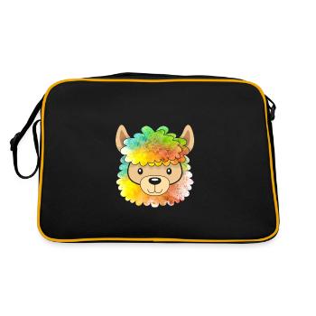 Alpaka - Retro Bag - black/gold - Back