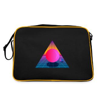Cadeau de chemise de jeu vidéo rétro dynamique - Sac Retro - noir/or - Dos