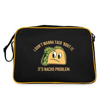 Citation de Taco - Sac Retro - noir/or - Dos