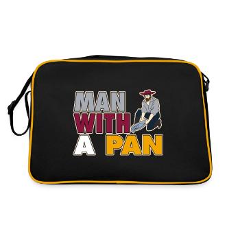 Gold Scrubber Digger Traditional Introvert - Retro Bag - black/gold - Back