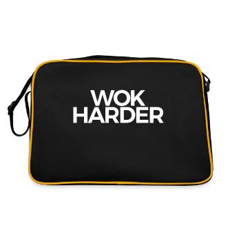 Wok plus dur - Sac Retro - noir/or - Dos