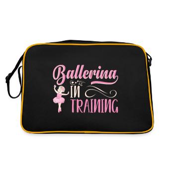 Ballerina Lifestyle Dance Classical Ballet Gesch - Retro Bag - black/gold - Back