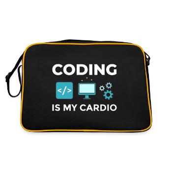 Software Development Software Developer Developer - Retro Bag - black/gold - Back
