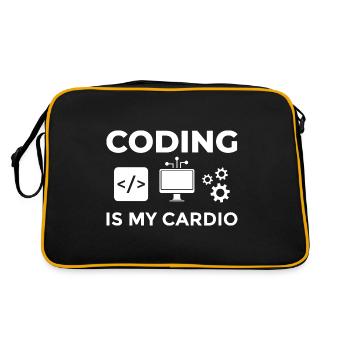 Software Development Software Developer Developer - Retro Bag - black/gold - Back
