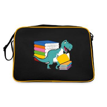 Livres de dinosaures Futur paléontologue Dinosaures - Sac Retro - noir/or - Dos