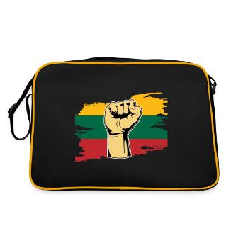Faust Lituanie - Sac Retro - noir/or - Dos