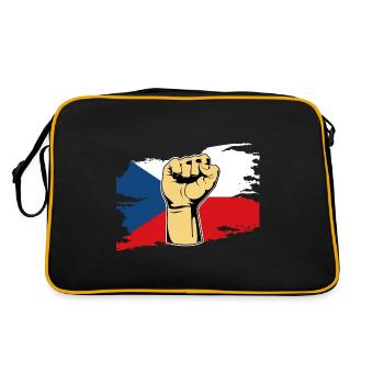 Faust République tchèque - Sac Retro - noir/or - Dos