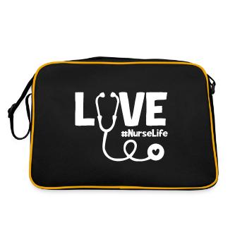 Krankenschwester Nurse Life - Sac Retro - noir/or - Dos