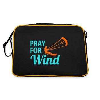 Kitesurf Kiteboard Kiteboarder Kitesurf - Sac Retro - noir/or - Dos