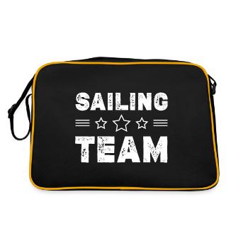 Équipe de voile - Sac Retro - noir/or - Dos