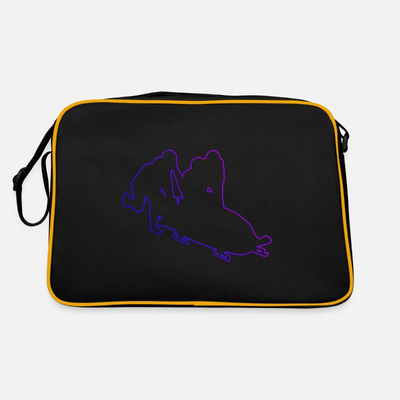 Bobsleigh bobsleigh bobsleigh féminin bobsleigh piste bobsleigh Sac Retro