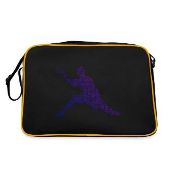 Women's Martial Arts Wushu Kung Fu Kungfu Men - Retro Bag - black/gold - Back